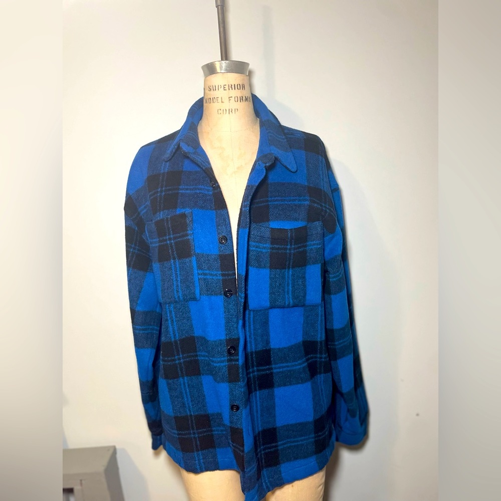 Blue Flannel Jacket Forever 21